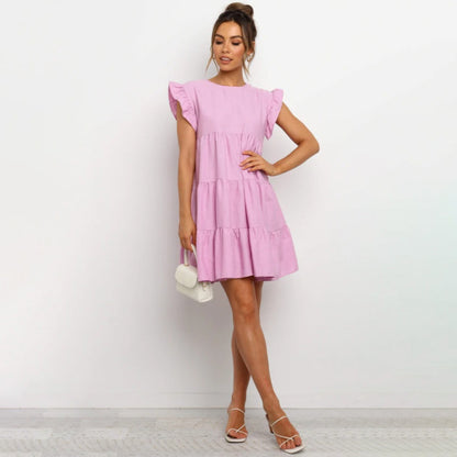 Robe d'été à volants Chic und Stil pour femmes