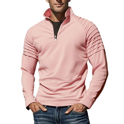 Pull fonctionnel pour hommes avec demi-zip et design moderne Chic und Stil