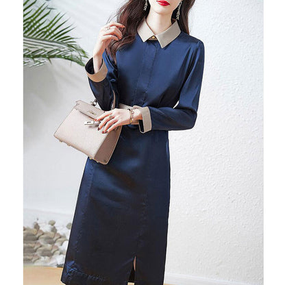 Robe chemise élégante pour femme avec ceinture Chic und Stil