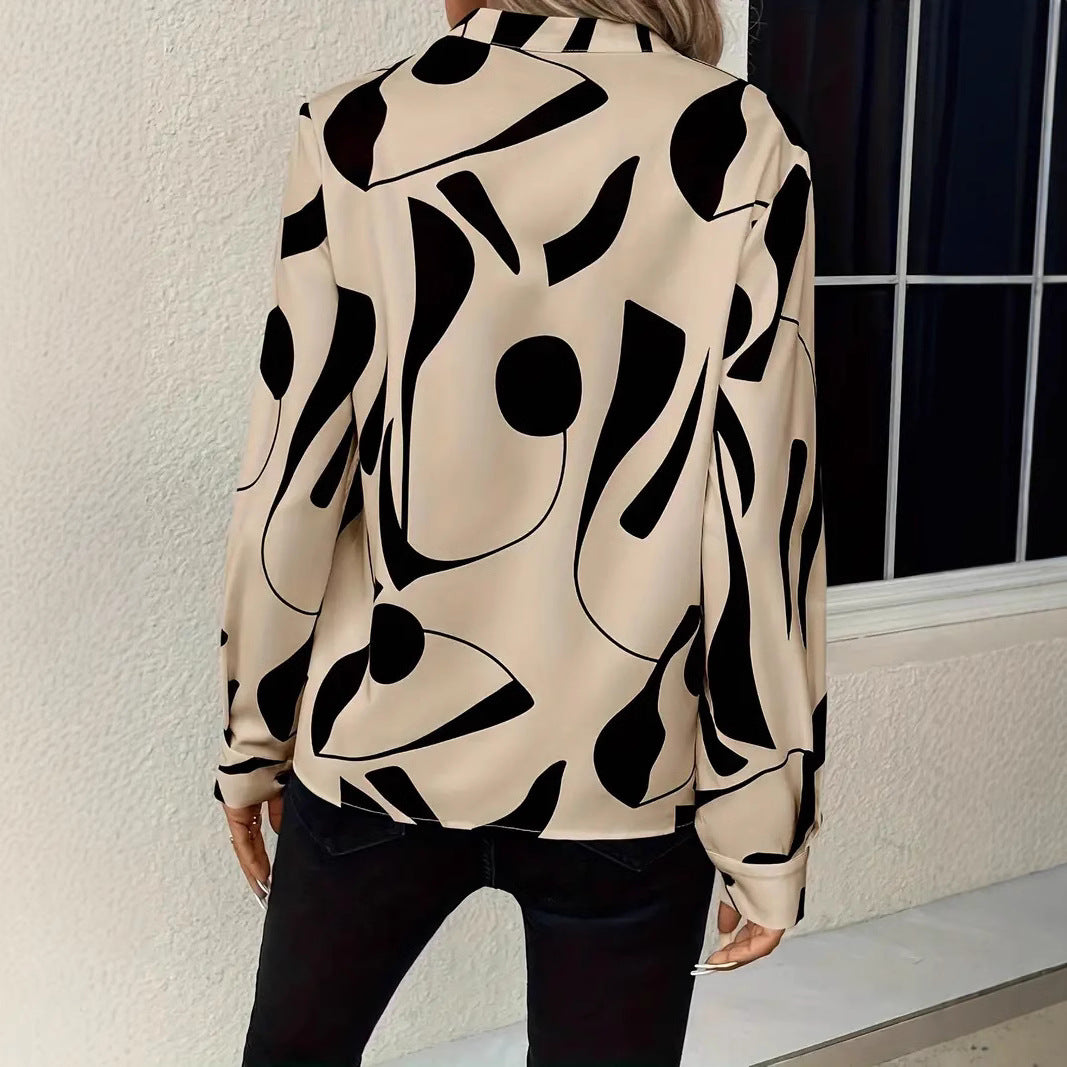 Blouse haute couture pour femmes avec motif moderne Chic und Stil
