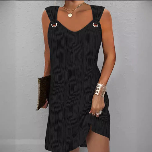 Robe de plage femme avec un motif de vagues moderne Chic und Stil