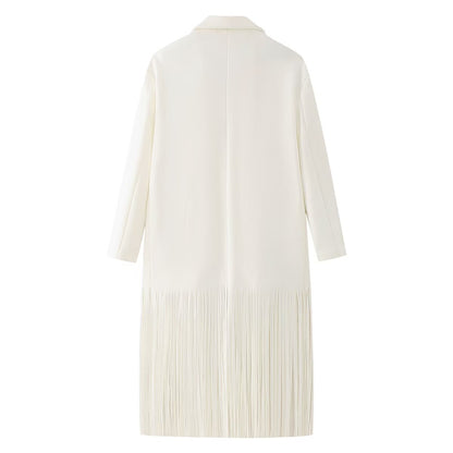 Fringe jacket for women with an elegant cut and a modern design Chic and Style
