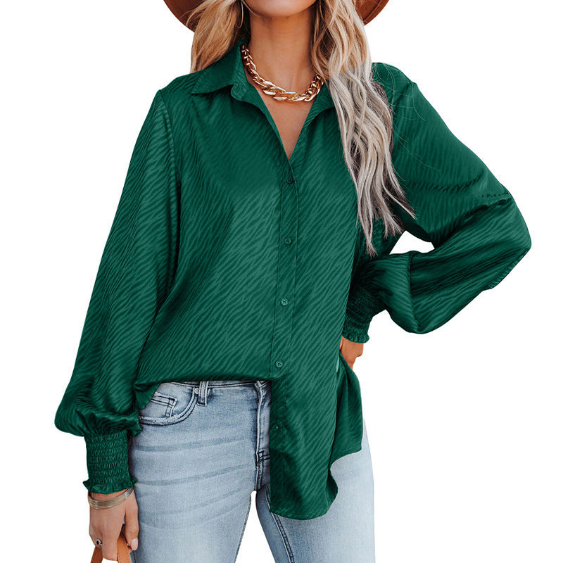 Blouse élégante pour femmes avec fronces et coupe décontractée Chic und Stil