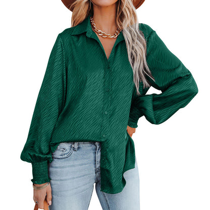 Blouse élégante pour femmes avec fronces et coupe décontractée Chic und Stil