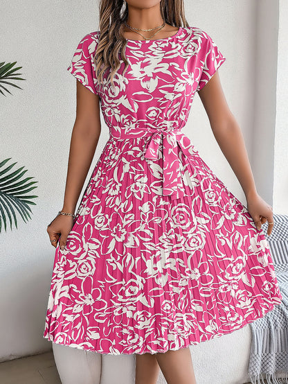 Robe A-ligne pour femmes avec détail en noeud Chic und Stil