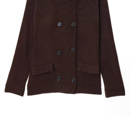 Dames élégante cardigan avec double rangée de boutons et poches pratiques Chic und Stil