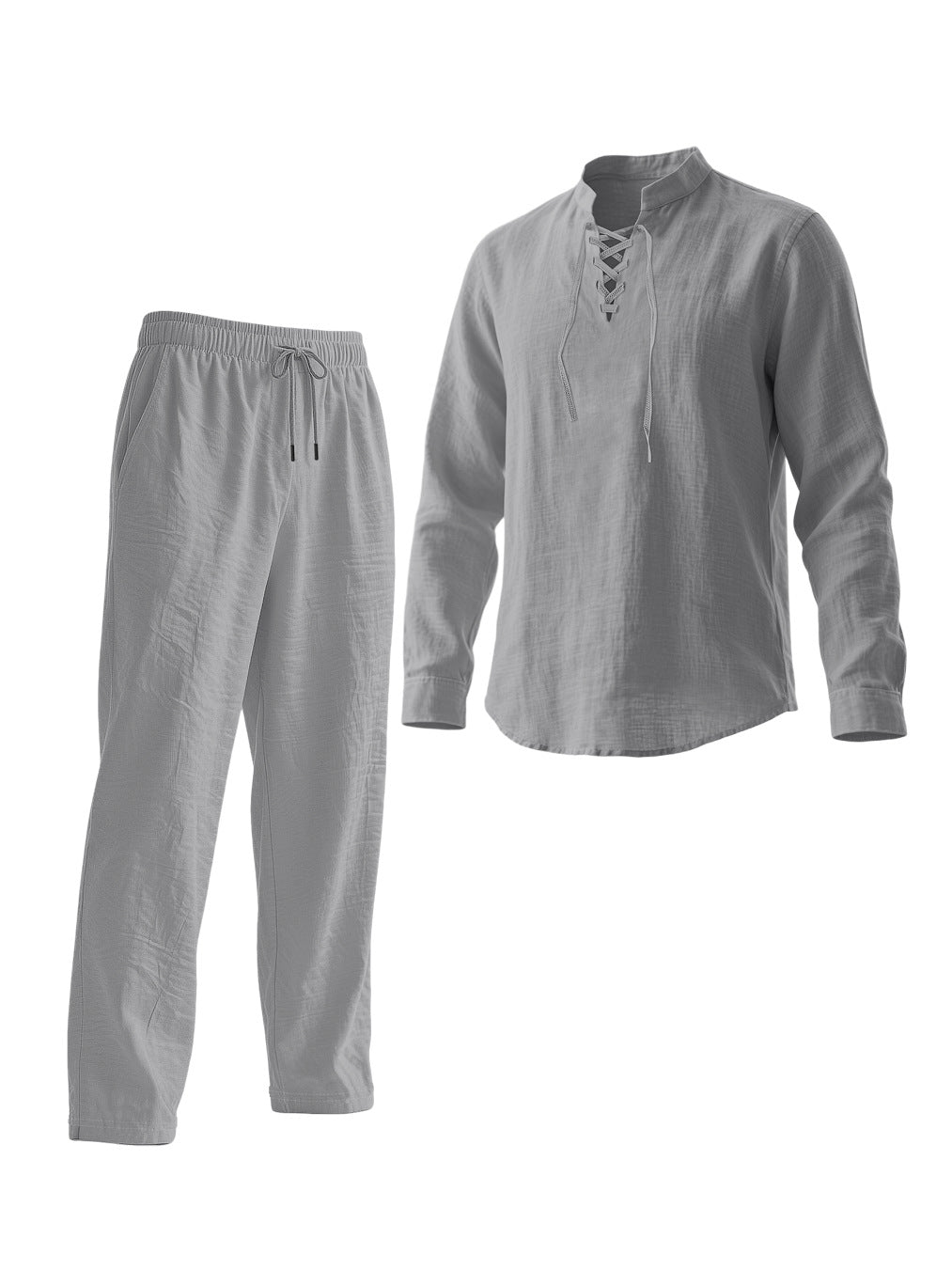 Men's Stylish Casual Set with Breathable Top and Comfortable Pants Chic and Style