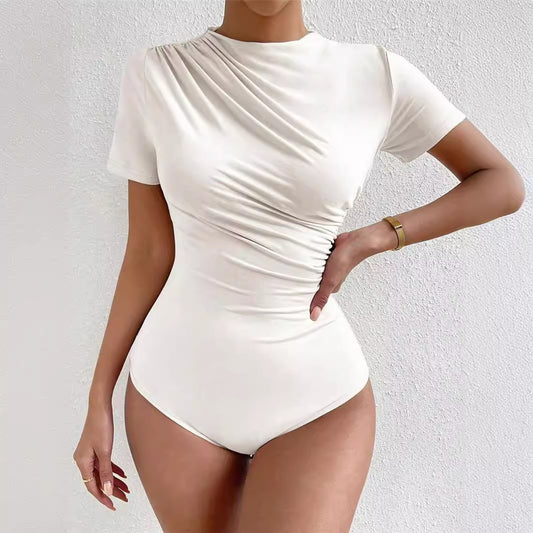 Body pour femme avec des éléments de fronce raffinés Chic und Stil