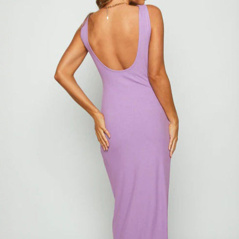 Robe maxi pour femmes avec un design à découpe innovant et un haut ajusté Chic und Stil
