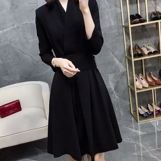 Robe élégante enveloppante pour femmes Chic und Stil