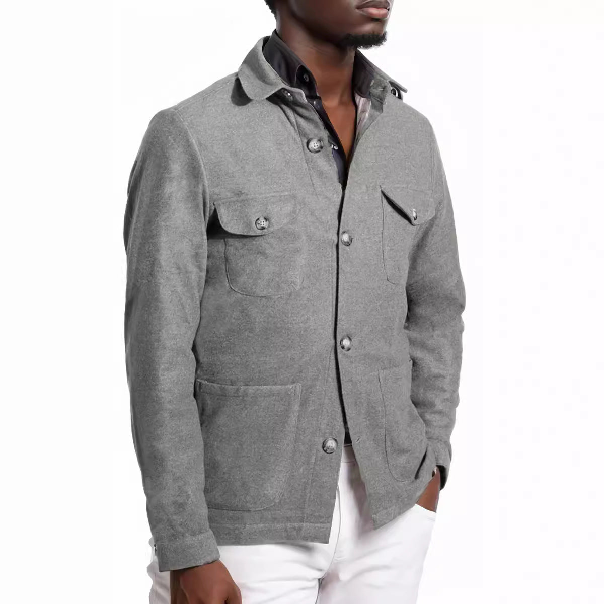 Autumn jacket for men with practical pockets Chic und Stil