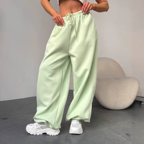 Loose athletic pants for women with elastic waistband Chic and Style
