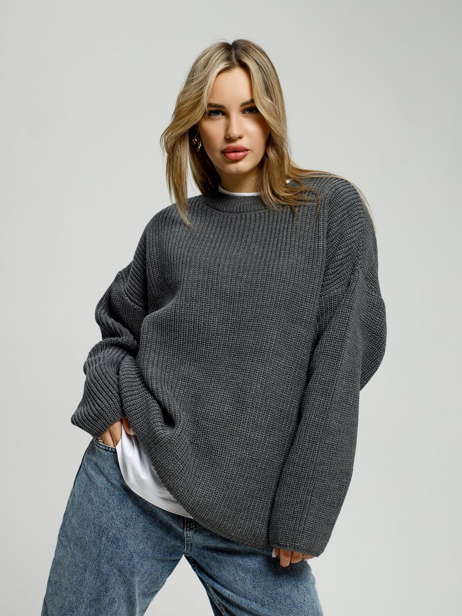 Dames Gros pull en tricot Chic und Stil