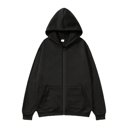 Dames Fleece Hoodie avec fermeture éclair intégrale et poches pratiques Chic und Stil