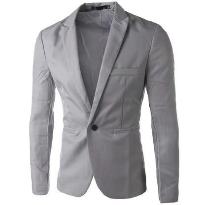 Blazer élégant pour hommes avec coupe slim et accents fins Chic und Stil