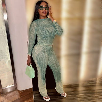 Dames Ensemble de salon élégant et moderne avec une structure raffinée Chic und Stil