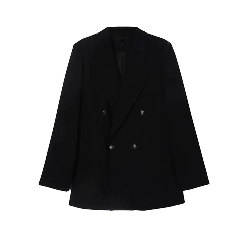Costume ajusté double boutonnage pour femmes Chic und Stil