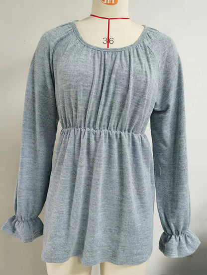 Chemisier décontracté pour femmes avec fronces Chic und Stil