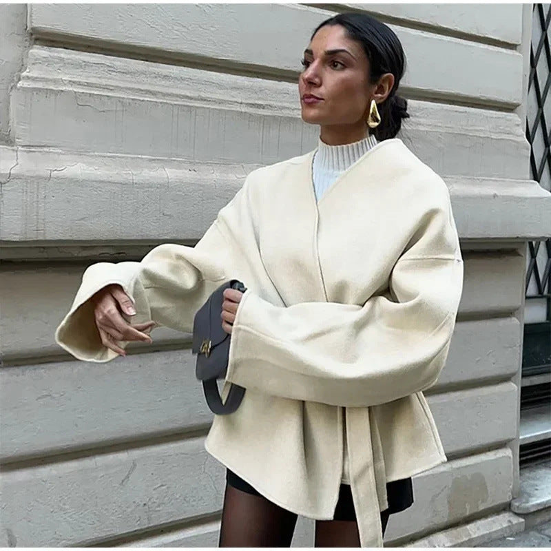 Belted jacket for women Chic and Style