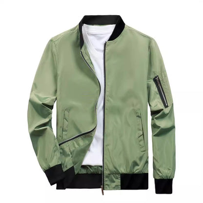 Veste bomber sportive pour hommes avec poches zippées pratiques Chic und Stil