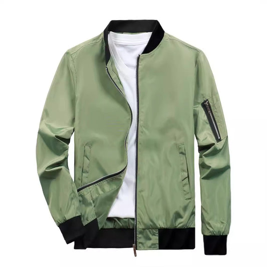 Veste bomber sportive pour hommes avec poches zippées pratiques Chic und Stil