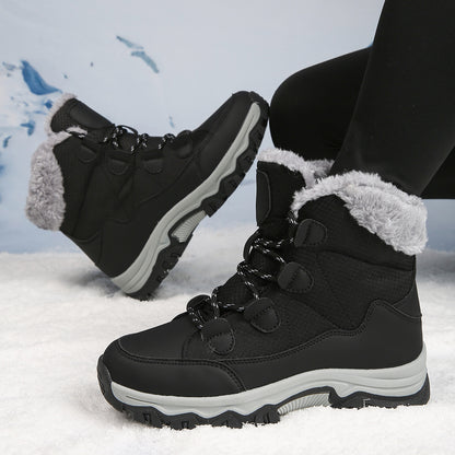 Bottes d'hiver thermo pour femmes avec doublure isolante et semelle antidérapante Chic und Stil