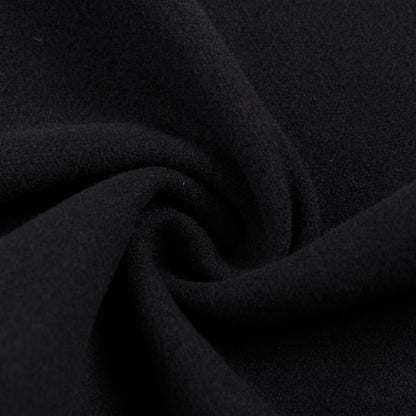 Elegant blazer jacket for women with contrasting details and loose pants Chic und Stil