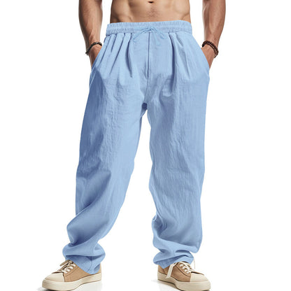 Casual pants for men with elastic waist and side pockets Chic and Style
