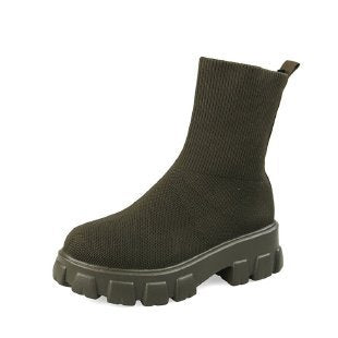Bottes tendance pour femmes avec tige haute et plateforme robuste Chic und Stil