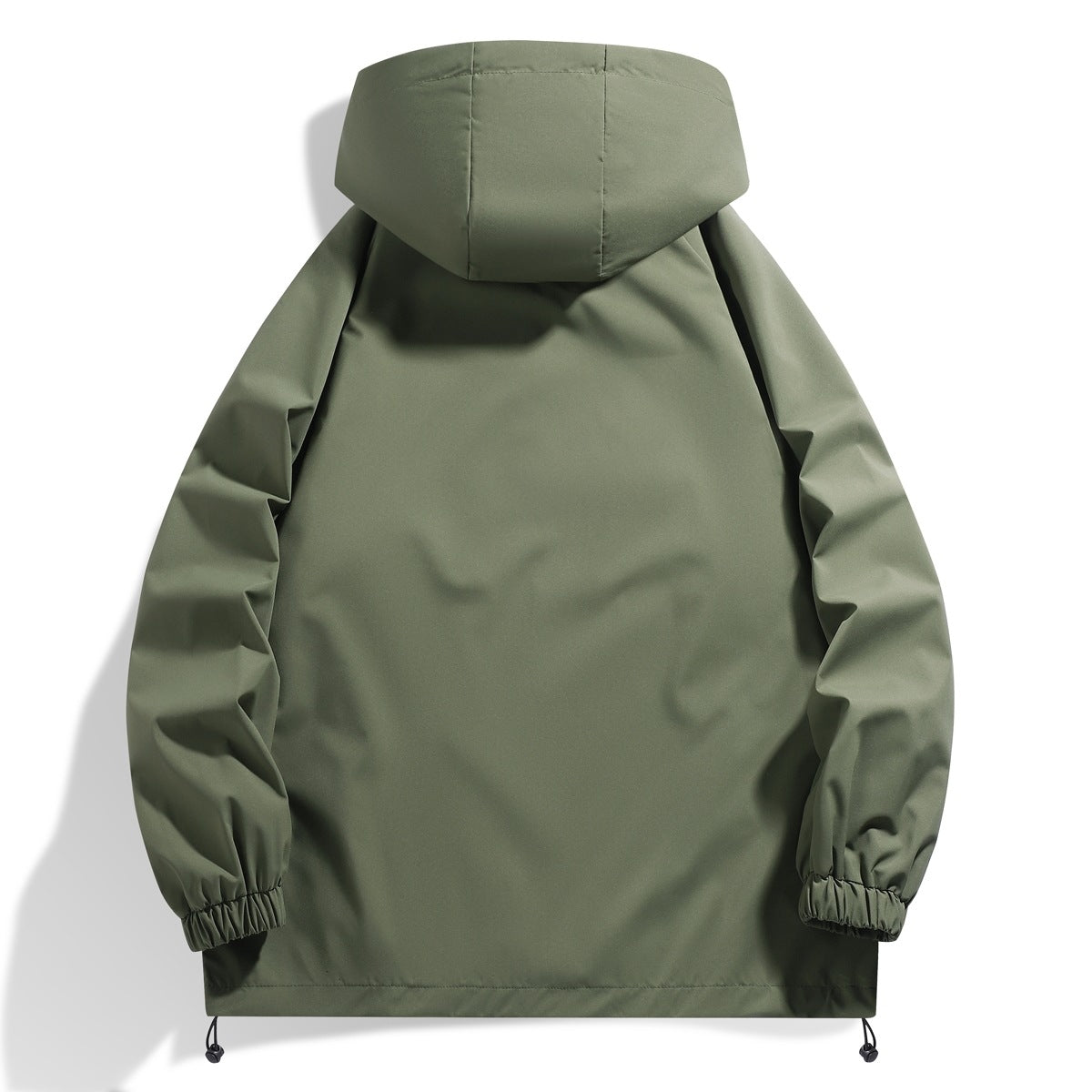 Functional men's jacket with adjustable hood collar and elastic sleeve cuffs Chic and Style