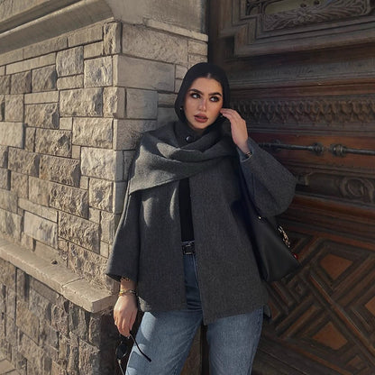 Dames élégante veste oversized Chic und Stil