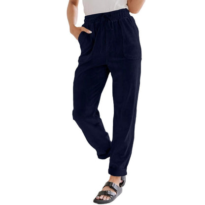 Pleated lounge pants casual fit for women Chic and Style