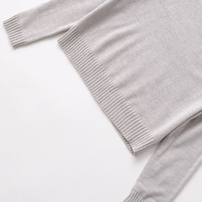 Pull en maille fine confortable pour dames avec col rond et détails intemporels Chic und Stil