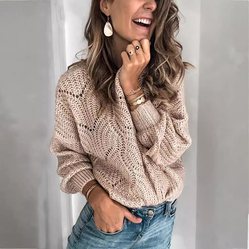 Pull en maille léger pour femmes avec coupe décontractée Chic und Stil