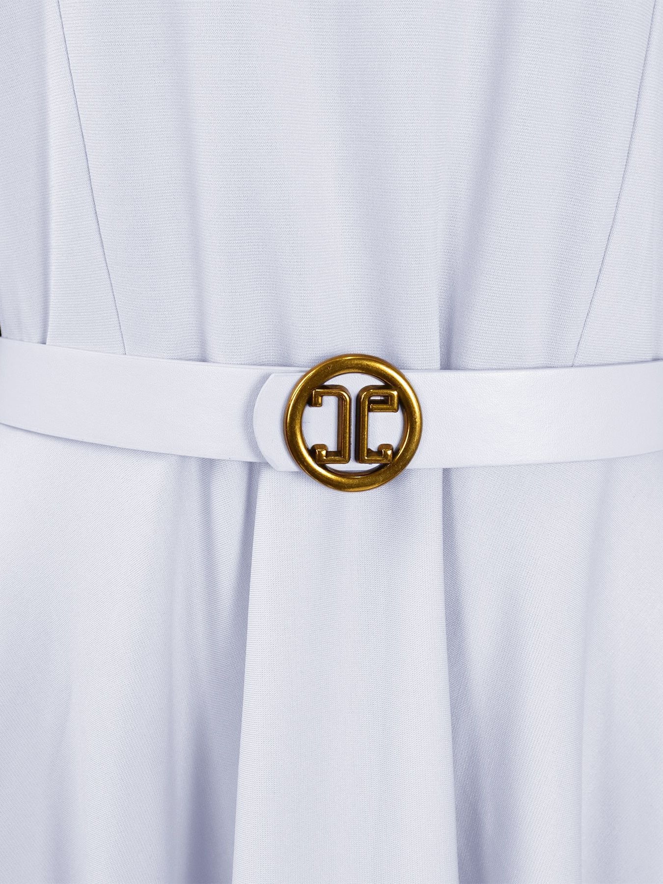 Robe midi femme avec des manches bouffantes et une ceinture à la taille Chic und Stil