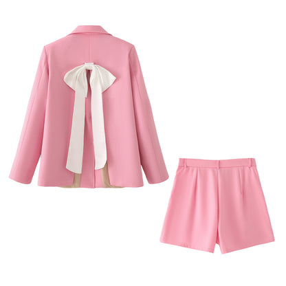 Chic and Stylish women's blazer and short set