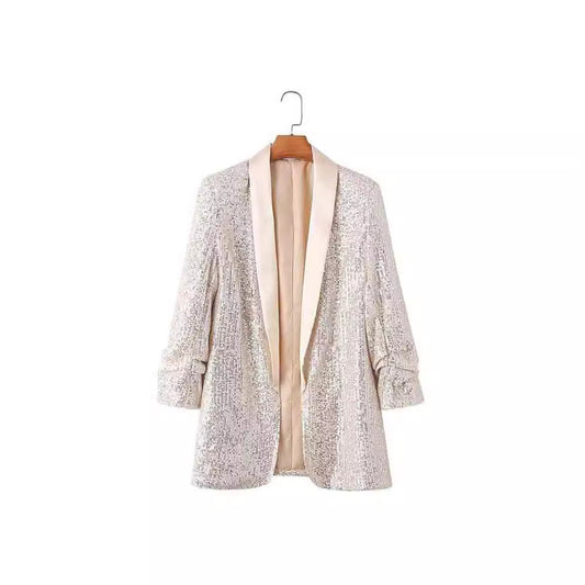 Dames Blazer scintillant Chic und Stil
