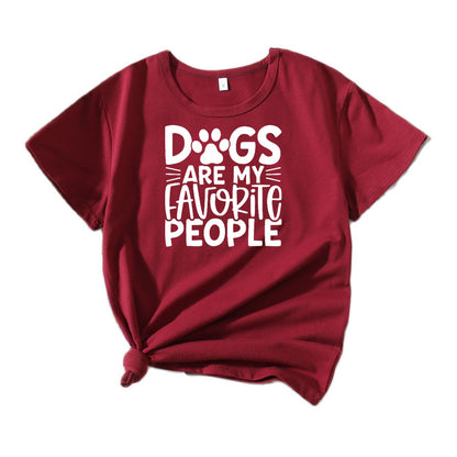 T-shirt graphique pour femmes amatrices de chiens Chic und Stil