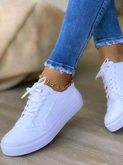 Baskets pour femmes avec dessus en textile à la mode et semelle amortissante Chic und Stil