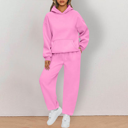 Dames confortables Oversized sweats avec poche kangourou Chic und Stil