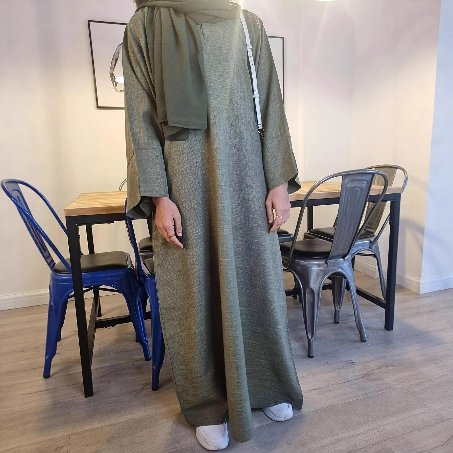 Robe kaftan pour dames avec coupe ample et finition élégante Chic und Stil