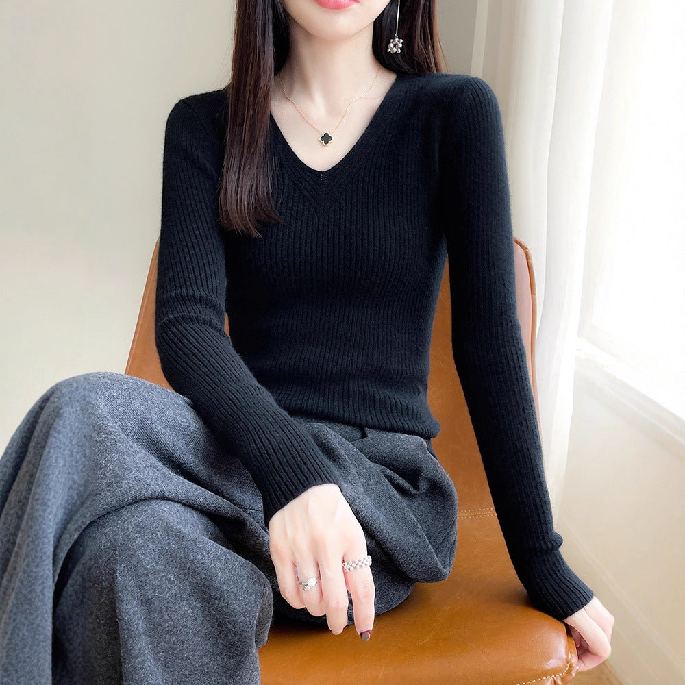 Pull en viscose pour femmes avec une structure en côtes Chic und Stil