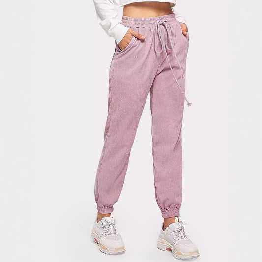 Pantalon de loisirs confortable pour femmes avec taille élastique et poches pratiques Chic und Stil