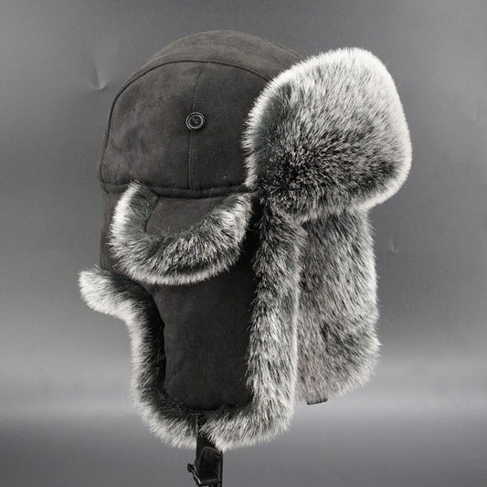 Chapeau femme en fausse fourrure chaude avec protection des oreilles Chic und Stil