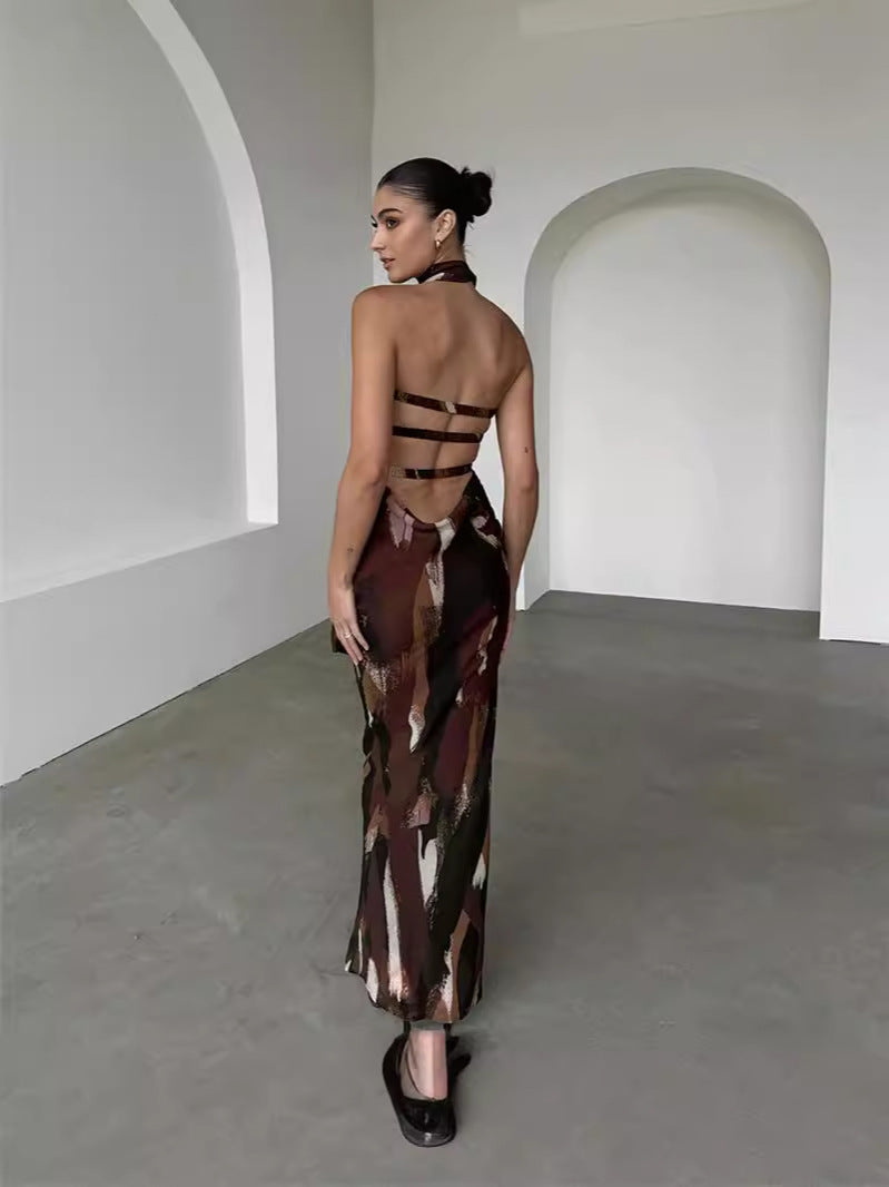 Dames Robe de soirée élégante et ajustée sans bretelles Design Chic und Stil