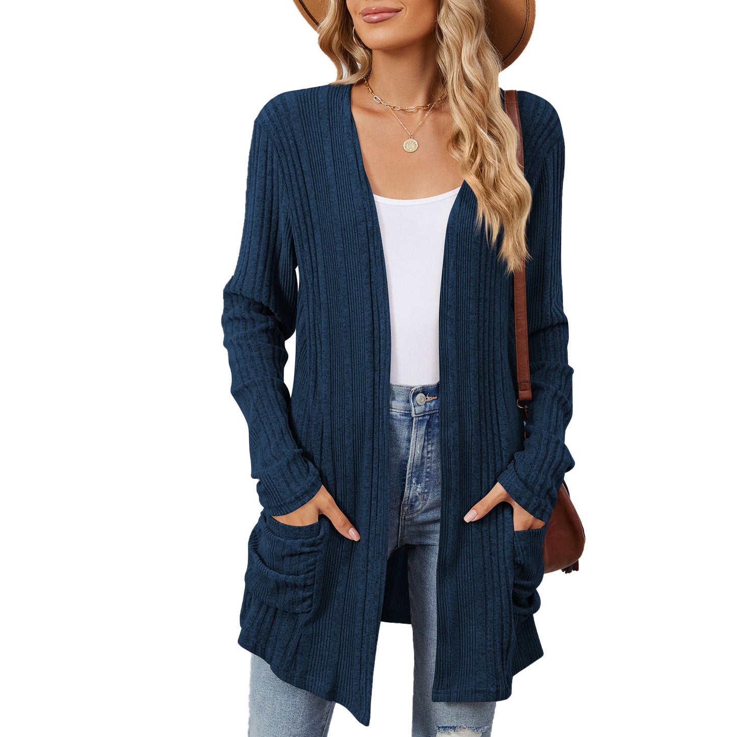 Dames cardigan tricot décontracté Chic und Stil