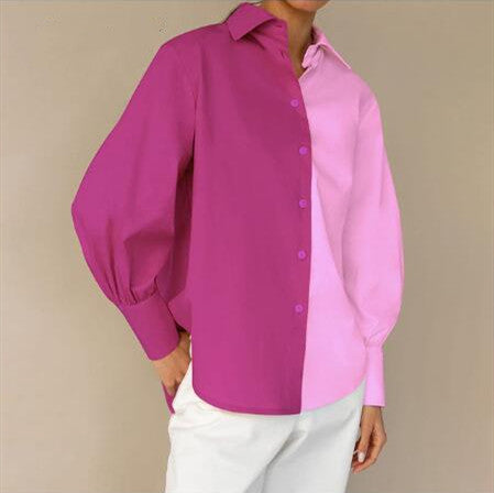 Dames Blouse à Boutons Stylée Chic und Stil