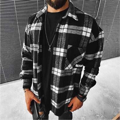 Chemise à carreaux pour hommes Chic und Stil