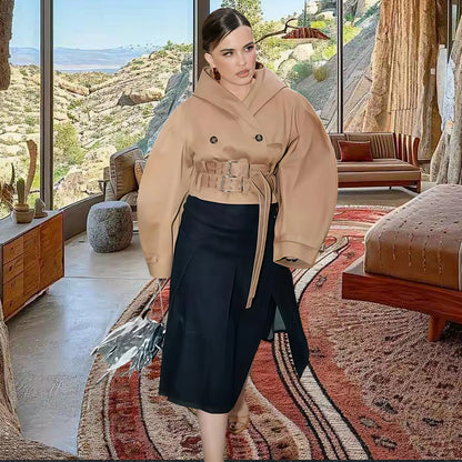 Dames élégante et à la mode veste avec motif animal tendance Chic und Stil