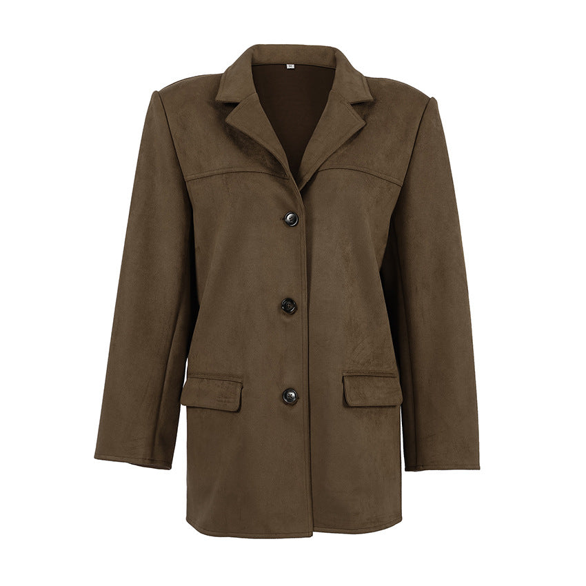 Blazer oversize pour femmes avec une coupe élégante et des poches pratiques Chic und Stil